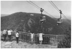 Blick von der Bergstation der Personenschwebebahn - 1980