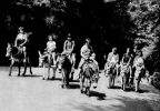 Eselreiten auf dem Weg zur Wartburg - 1974