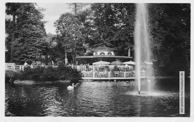 Kaffeehäuschen im Leipziger Zoo - 1954 / 1957