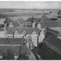 Blick von der Stadtkirche zum Schloß Hartenfels - 1968