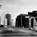 Trabis dominieren das Straßenbild in Magdeburg - 1977
