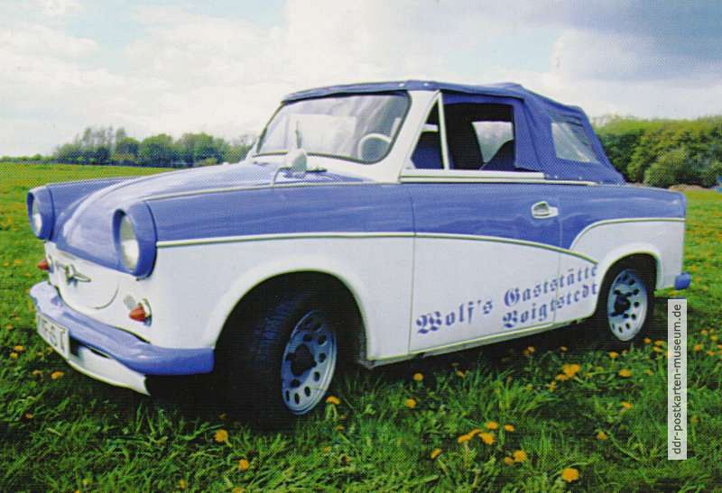 Umgebauter "Cabrio Trabant P 50", Baujahr 1960 aus Voigtstedt - 1999