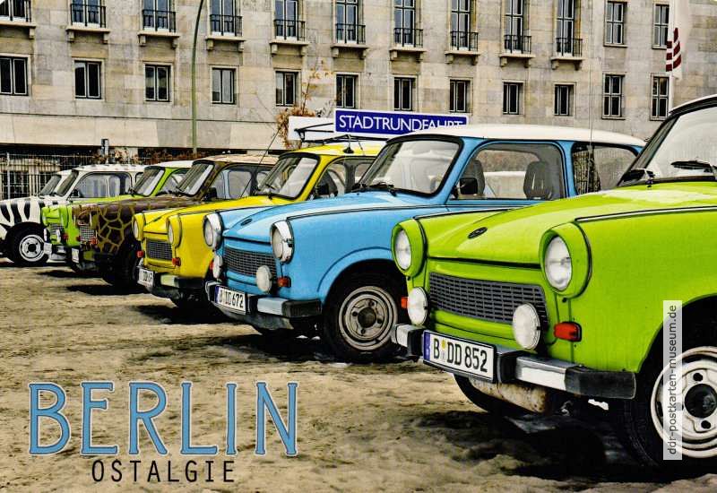 Stadtrundfahrten mit Trabant 601 in Berlin - 2018
