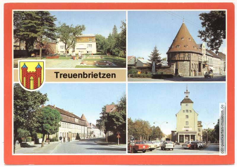 Kinderkrippe, Heimatmuseum, Großstraße, Rathaus - 1984