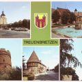 Rathaus, Sabinchenbrunnen, Pulverturm, Heimatmuseum, Wasserturm - 1988