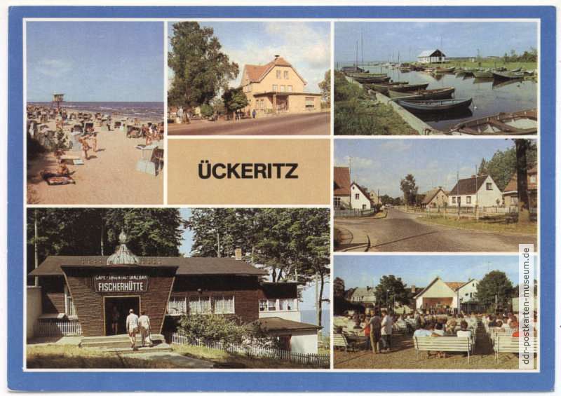 Strand, "Ratscafe", Bootshafen, Hauptstraße, Gaststätte "Fischerhütte", Kurplatz - 1987