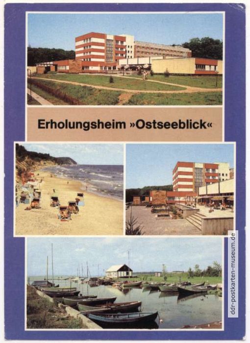 Erholungsheim "Ostseeblick", Strand, Achterwasser - 1984