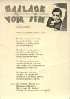 "Ballade vom Jim", Song von Fred Frohberg / Nier