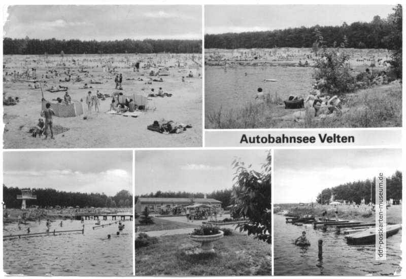 Naherholungszentrum Autobahnsee (mit FKK-Strand) - 1987
