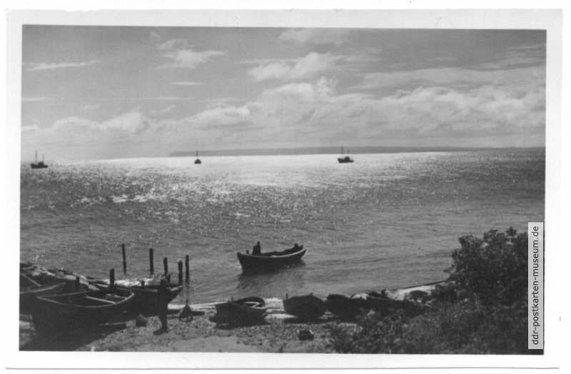 Vitt bei Arkona, Blick auf die See - 1957