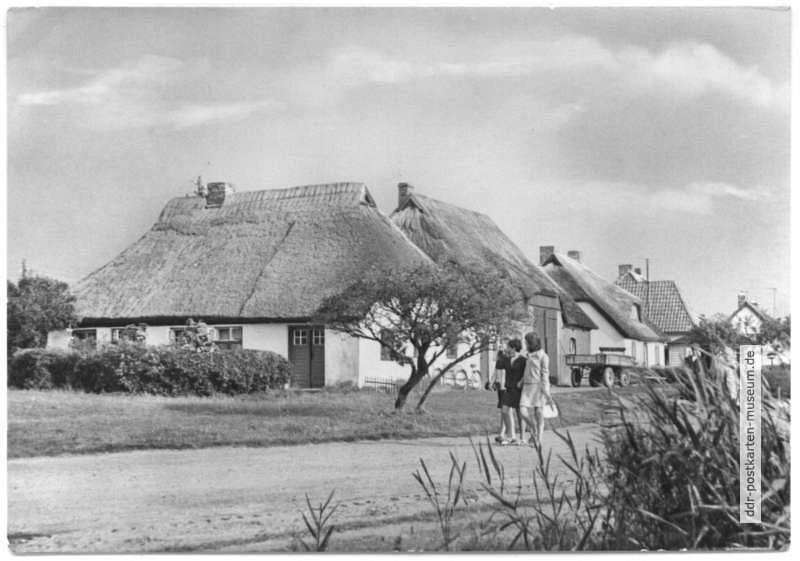 Alte Fischerhäuser an der Dorfstraße - 1971
