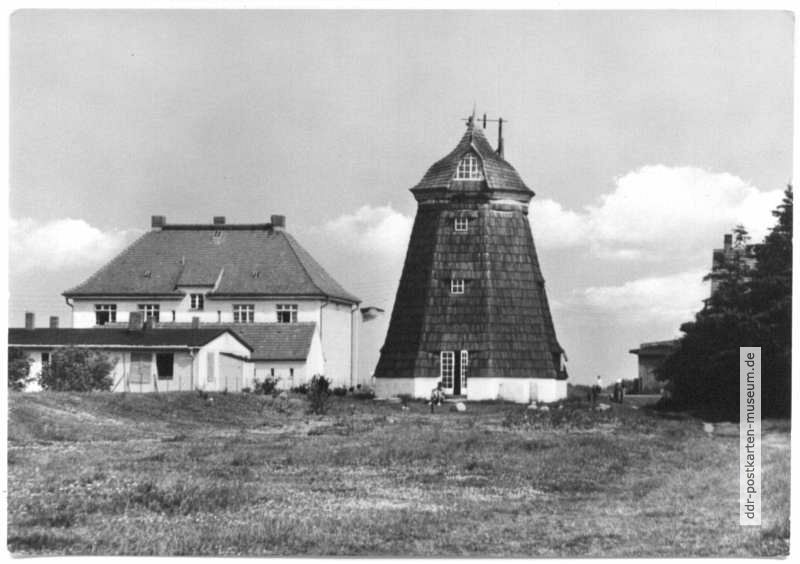 Alte Mühle und Rathaus in Vitte - 1967