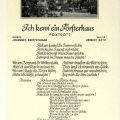 Titel "Ich kenn´ein Försterhaus" von Johannes Kretzschmar / Herbert Roth - 1955