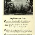 Titel "Inselsberg-Lied" von Karl Müller / Herbert Roth - 1955