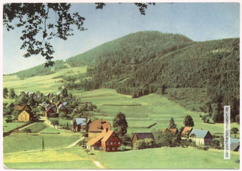Kurort Waltersdorf mit der Lausche - 1962