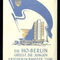 Propaganda-Postkarte zum Deutschlandtreffen in Berlin - 1950