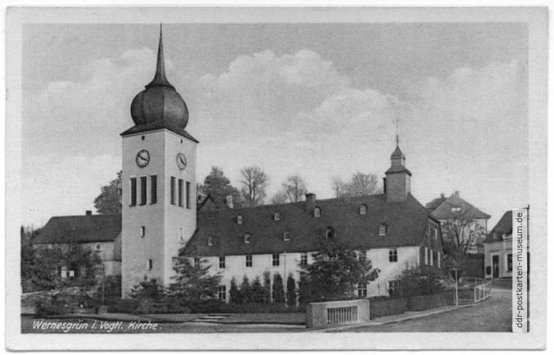 Wernesgrün / Vogtland, Katholische Kirche - 1951