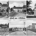 Haus Bergland, Postamt, DRK-Zentralschule, Stadtbad, Konsum-Kaufhalle, Neubauten - 1975