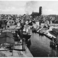 Blick über den Hafen zur Nikolaikirche - 1960