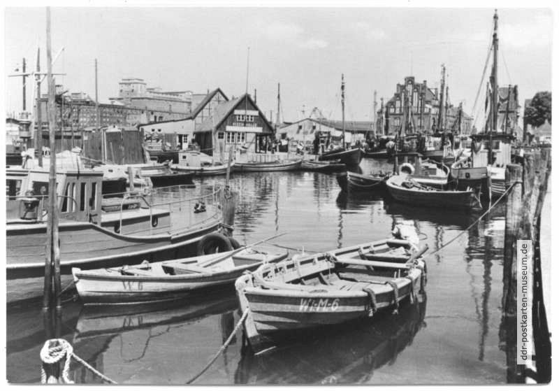 Fischerboote im alten Hafen - 1960 