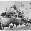 Frachtschiff M.S. "Albatros" im Hafen von Wismar - 1966
