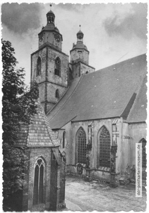 Stadtkirche mit Kapelle - 1954