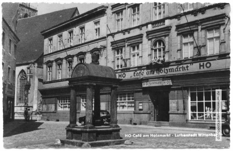 HO-Cafe "Am Holzmarkt" an der Stadtkirche - 1960