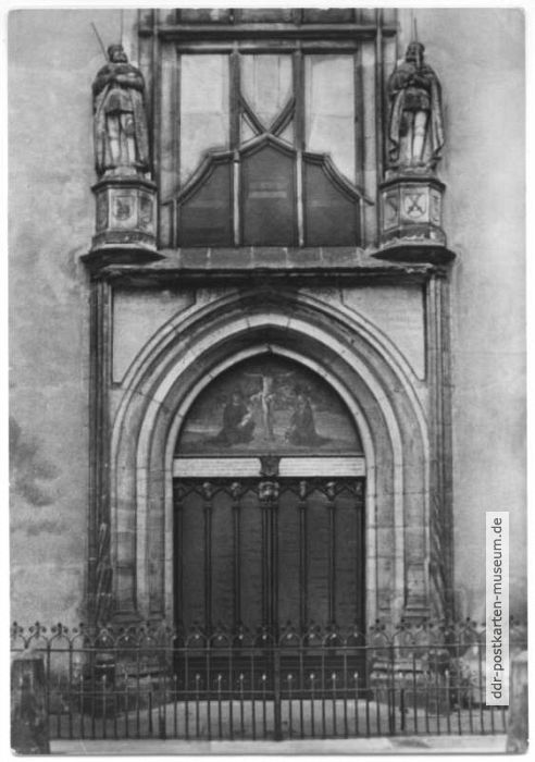 Thesentür der Schloßkirche - 1960