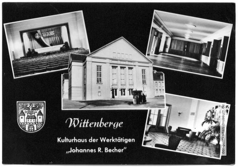 Kulturhaus der Werktätigen "Johannes R. Becher" - 1962
