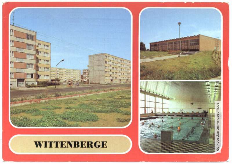 Neubauten an der Perleberger Straße, Schwimmhalle - 1984