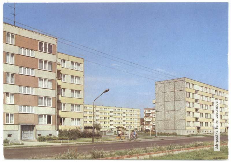 Neubauten an der Perleberger Straße - 1986