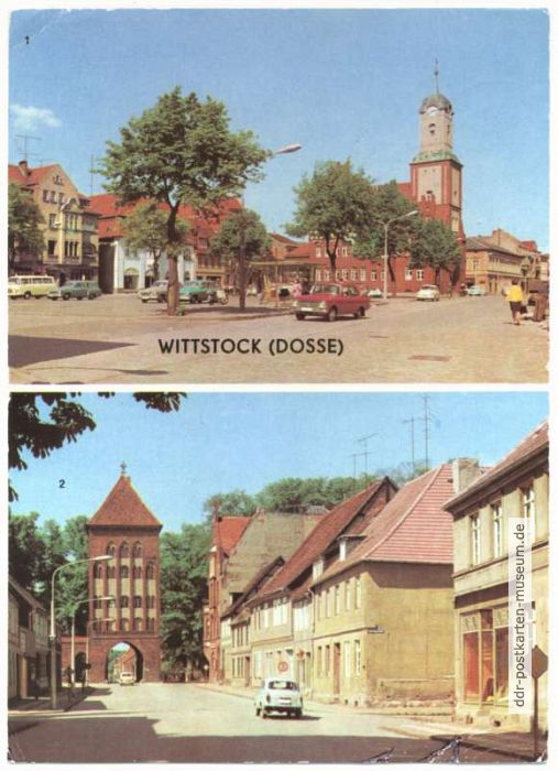 Markt mit Rathaus, Gröpertor - 1976