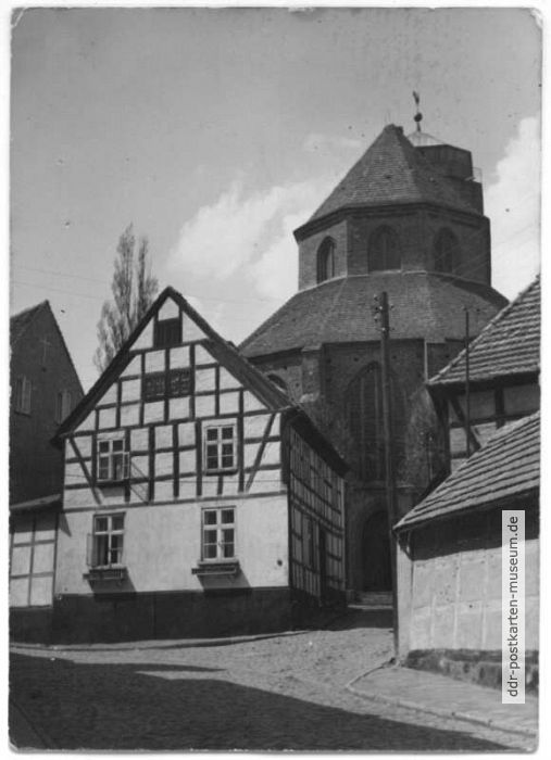 Fachwerkhaus an der Petrikirche - 1957