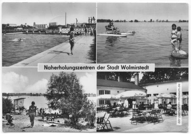 Schwimmbad, Jersleber See, HO-Gaststätte "Kuchenhorn" - 1975