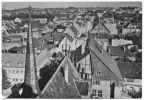 Blick vom Rathausturm auf Zeitz - 1967