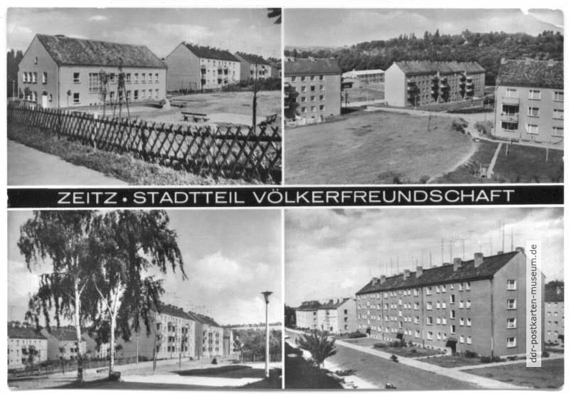 Neubauten im Stadtteil "Völkerfreundschaft" - 1972
