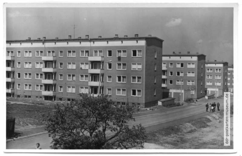 Neubauten an der Otto-Nuschke-Straße - 1966