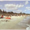 Strand mit Blick auf Erholungsheime "Klement Gottwald" und "Roter Oktober" - 1988