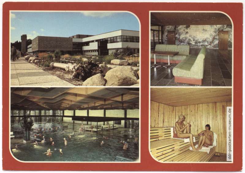 Ferienheim "Roter Oktober" - Foyer, Meerwasserhallenbad, Sauna - 1985