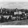 Blick zum Schloß Wildeck in Zschopau  - 1956