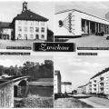 Walter-Ulbricht-Schule, Kaufhalle, Rosenberg-Brücke, Neubauten - 1968 / 1977